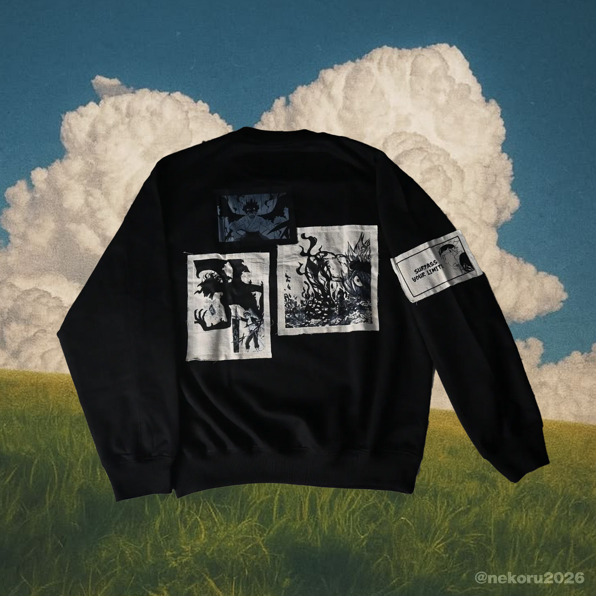 "suprass your limits" jumper